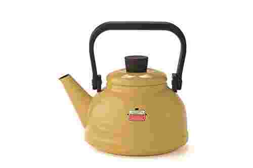 富士ホーロー やかん マスタード 2.3L ソリッド