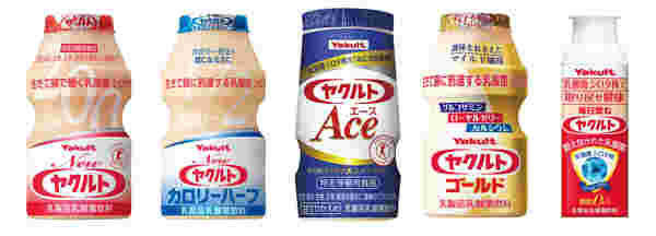 ヤクルト商品5種類