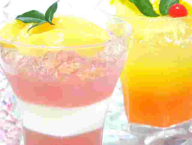 夏色の可愛いゼリー