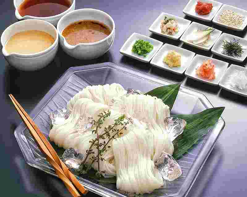 そうめんと薬味