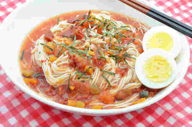 そうめんのアレンジ例
