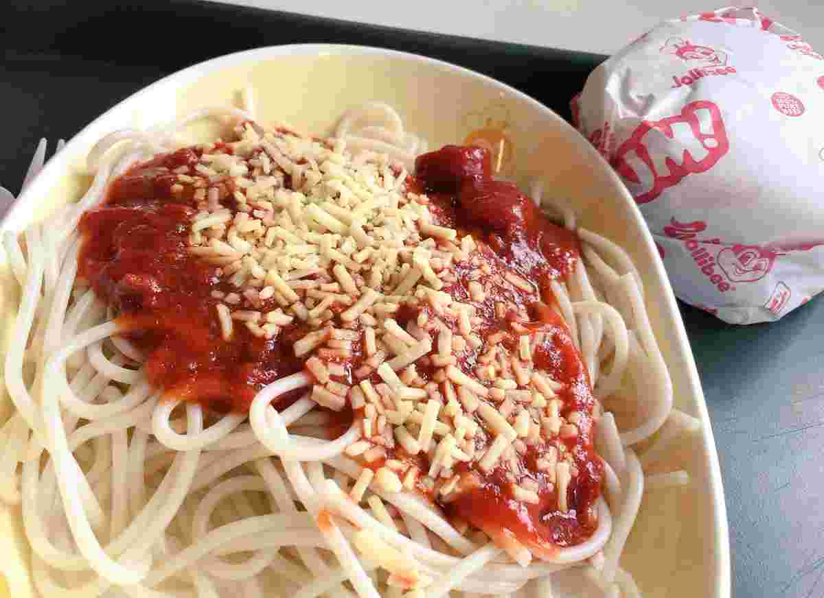 ジョリビーのスパゲッティ
