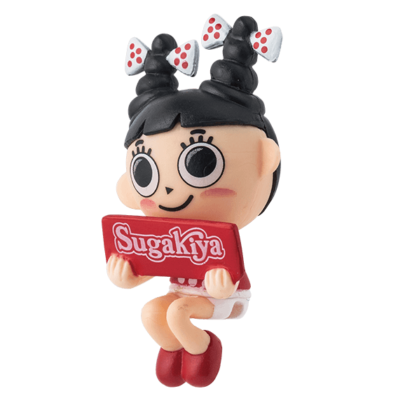 スガキヤのキャラクターマスコット･スーちゃんの紹介