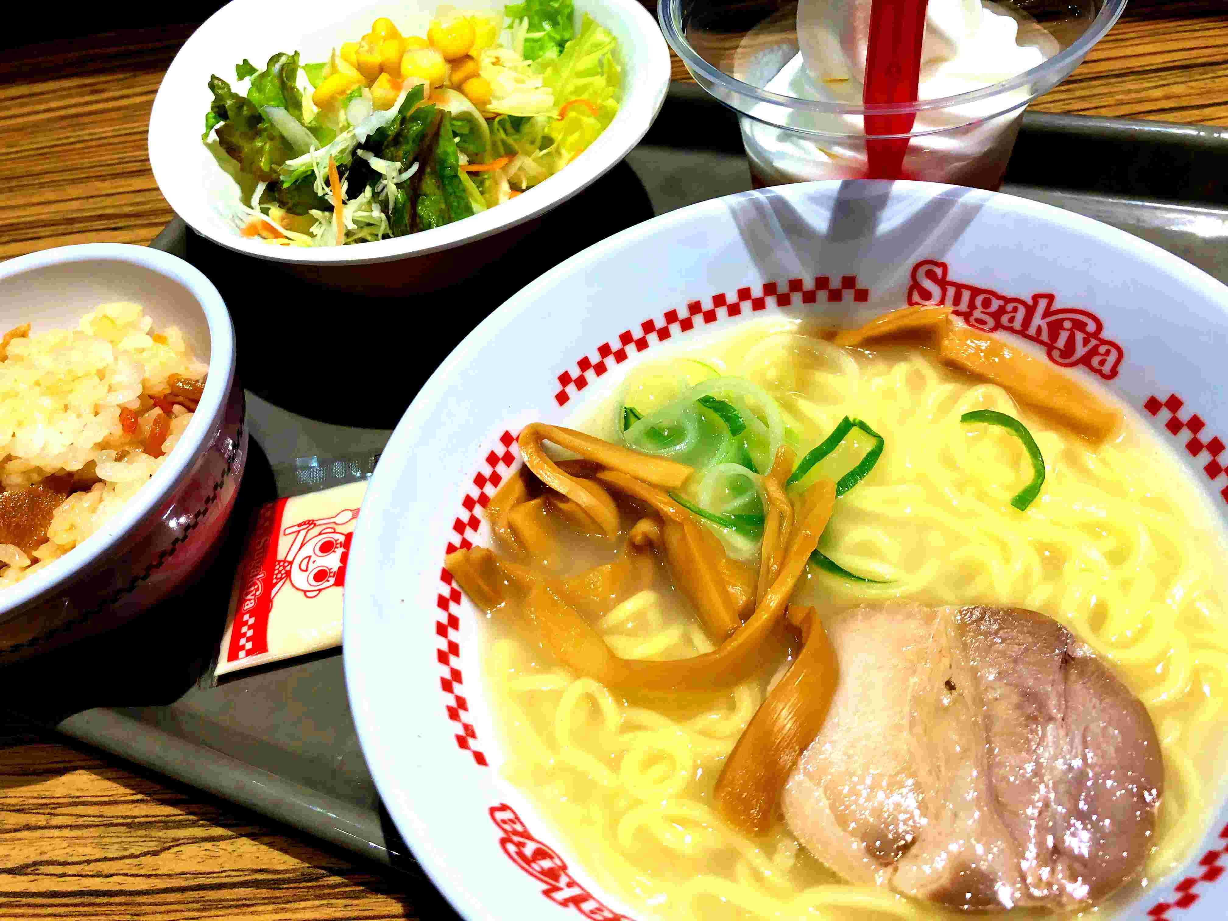 スガキヤまるごとミニセットの紹介