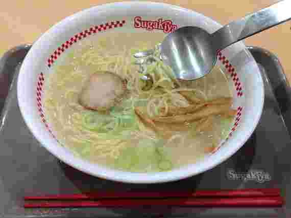 スガキヤの和風豚骨ラーメンの紹介