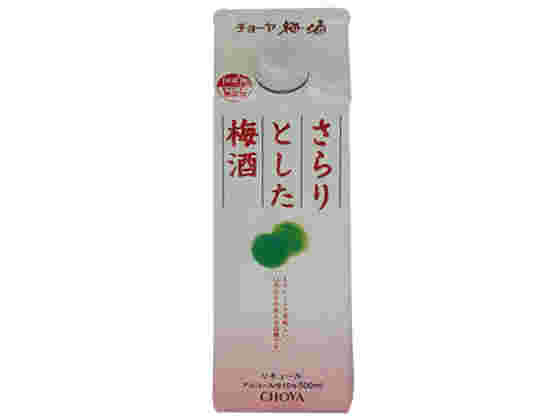 長方形の紙パックが置かれていて、上の方にキャップがついている
