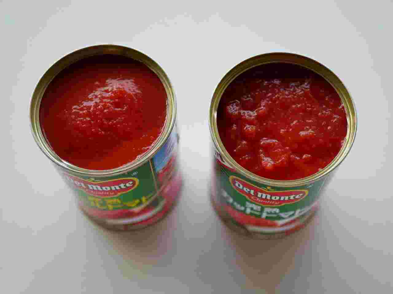 市販されているトマト缶の様子