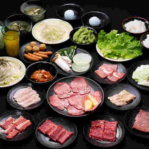 食べ放題メニューの例