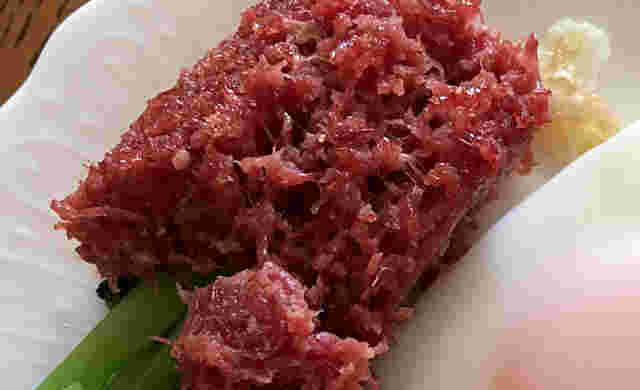 千駄木腰塚のコンビーフの紹介