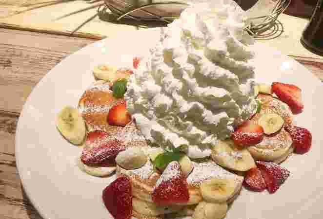 コナズ珈琲のパンケーキ