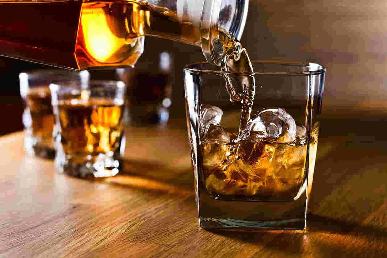 蒸留酒のひとつであるウイスキー