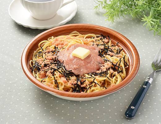 北海道産たらこのパスタ