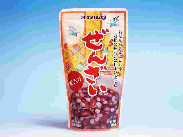オキハム「ぜんざい麦入り」