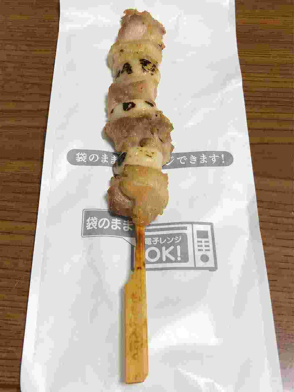 ファミリーマートの炭火焼きとりももにんにくタレ
