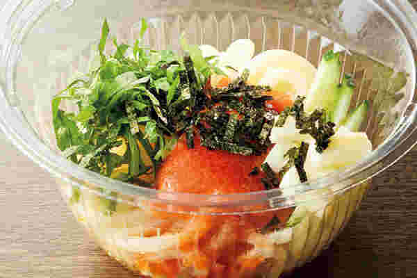 明太子と大葉のうどん画像