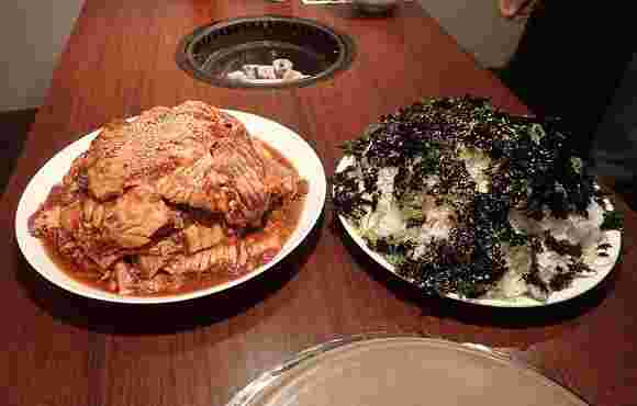 焼肉店の大食いチャレンジ
