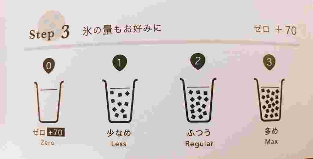 氷の量のイラスト