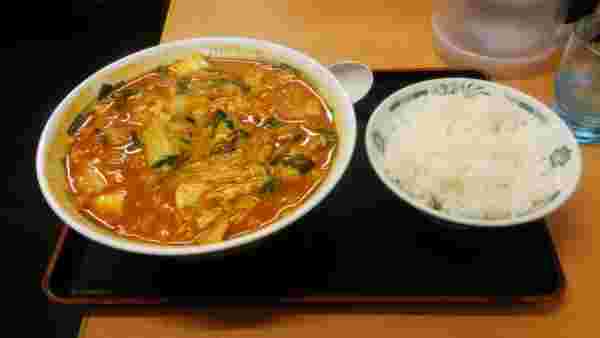 ラーメンとライス