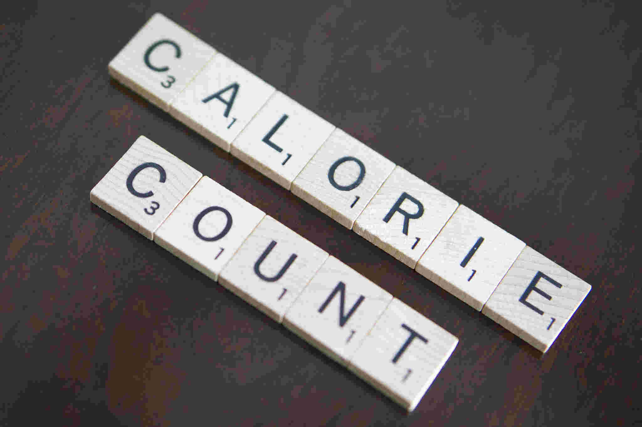 CALORIE,COUNTと書かれているブロックが並べてある