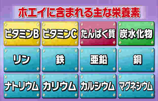 ホエイに含まれる栄養素