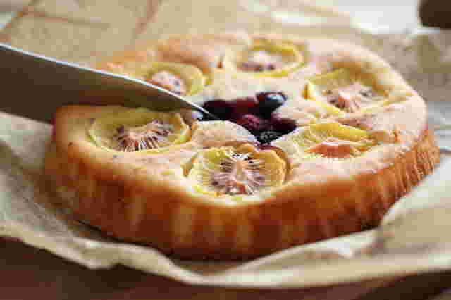 ホエイを使って作ったパウンドケーキ
