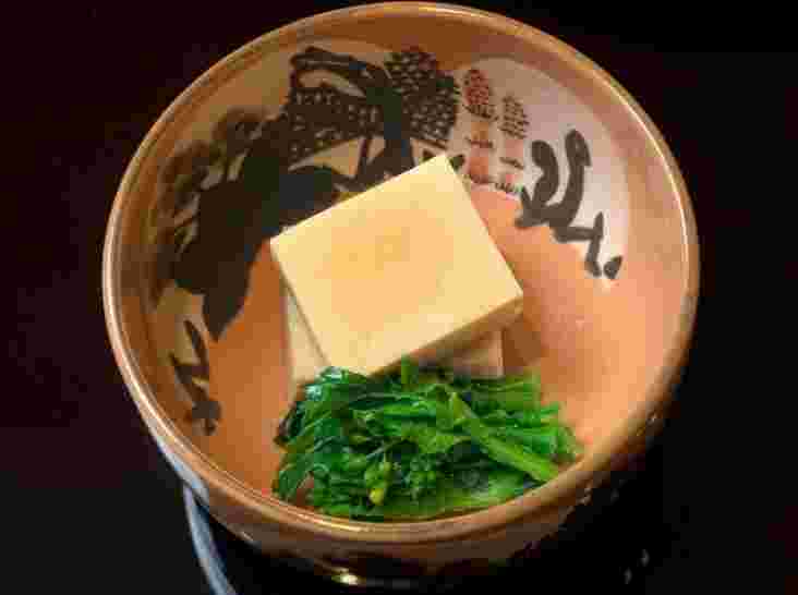 菜の花と高野豆腐の煮物