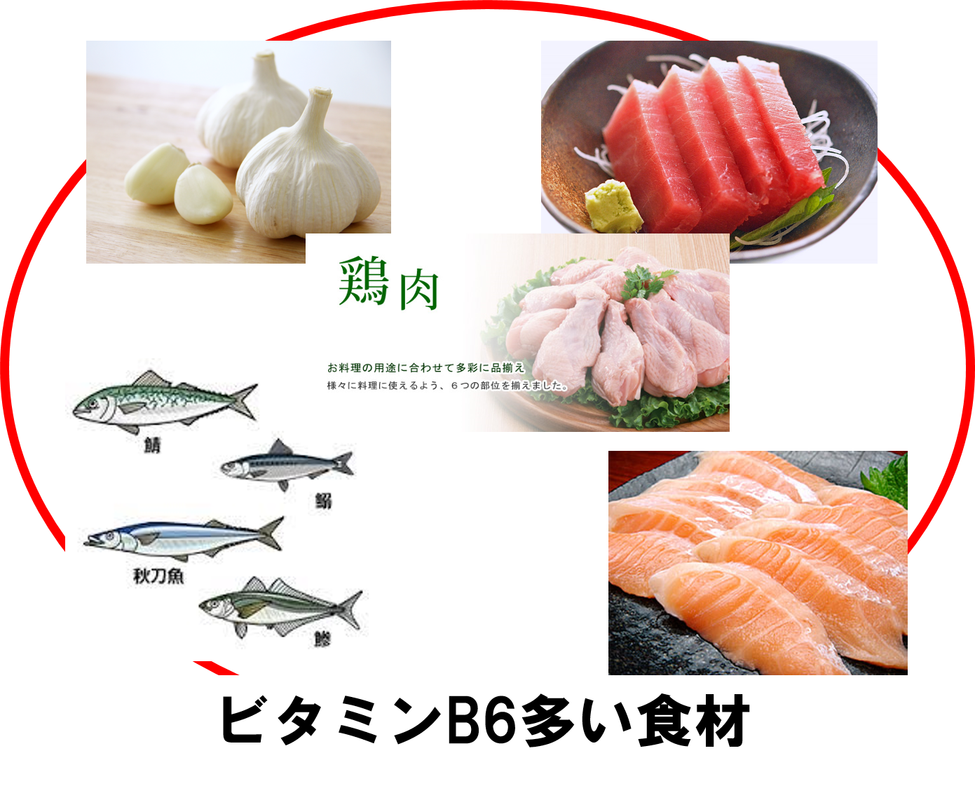 ビタミンB6を多く含む食材