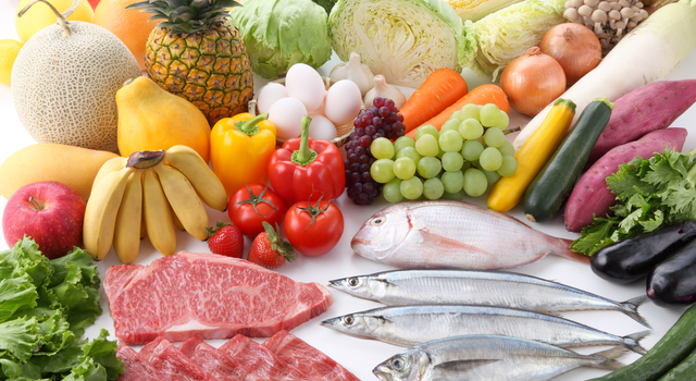 栄養満点な食材の様子