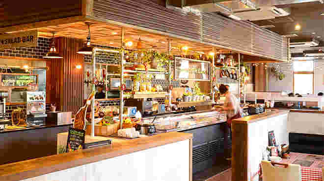 カタマリ肉ステーキ＆サラダバー「にくスタ」トピレック南砂店の店内