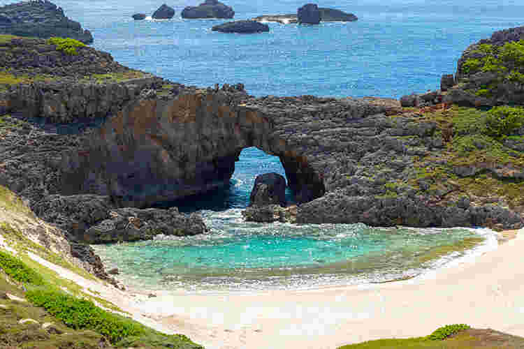 小笠原諸島の海