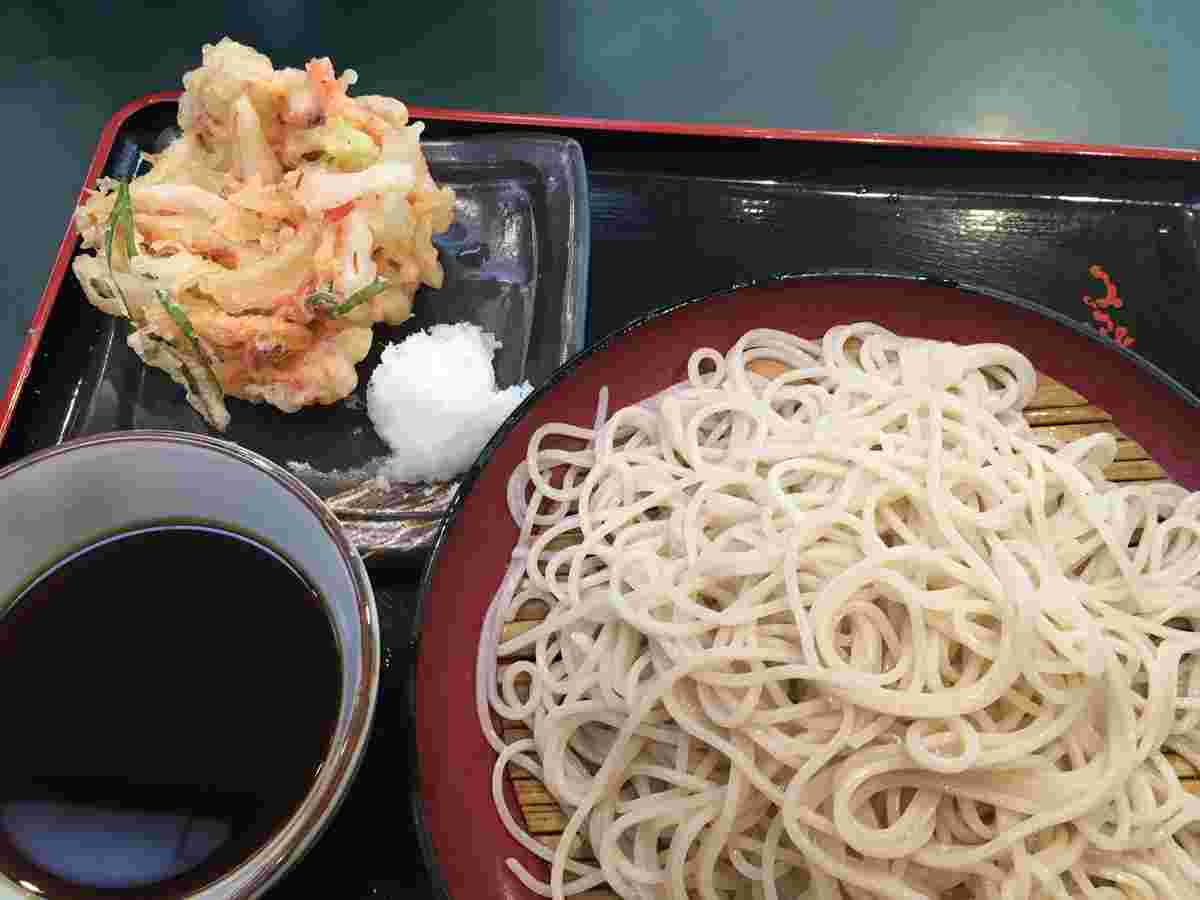 小諸そばのメニュー一例