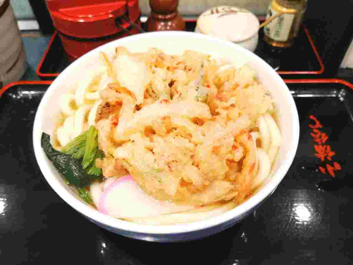小諸そばのかき揚げうどん