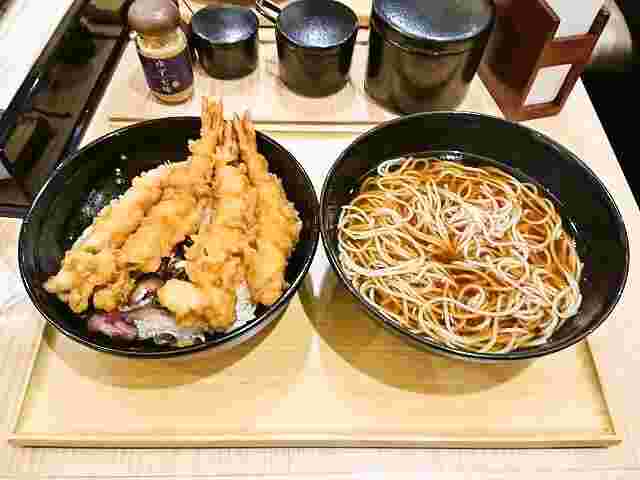 満腹天丼セット