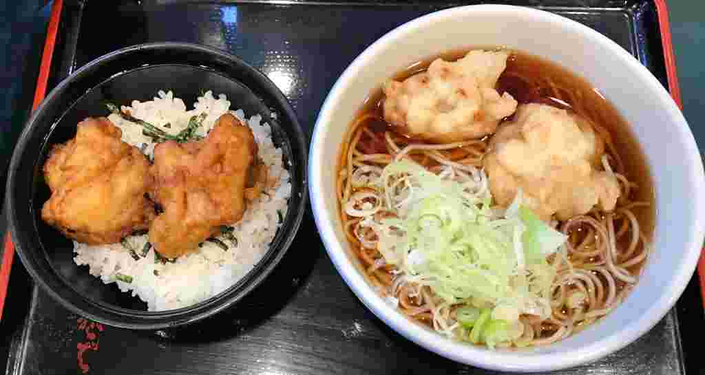 鳥から揚げ丼セット