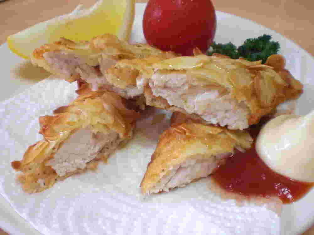 鶏ささみのアーモンド揚げ焼き