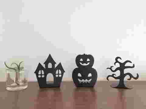 セリアのハロウィンブックエンド