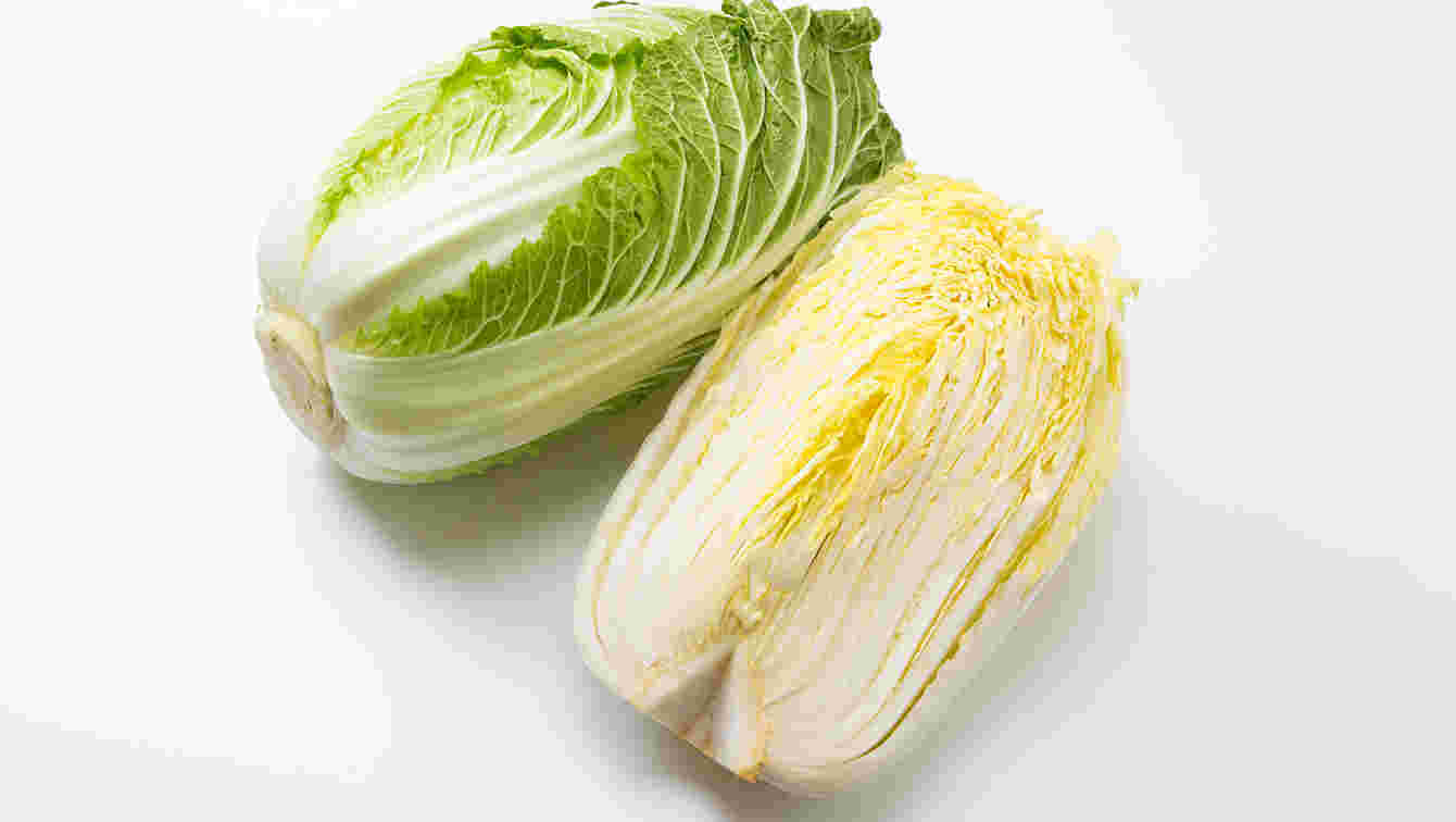 半分に切った白菜