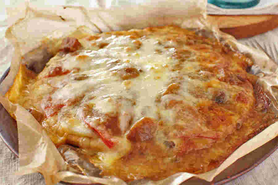 カレーピザ