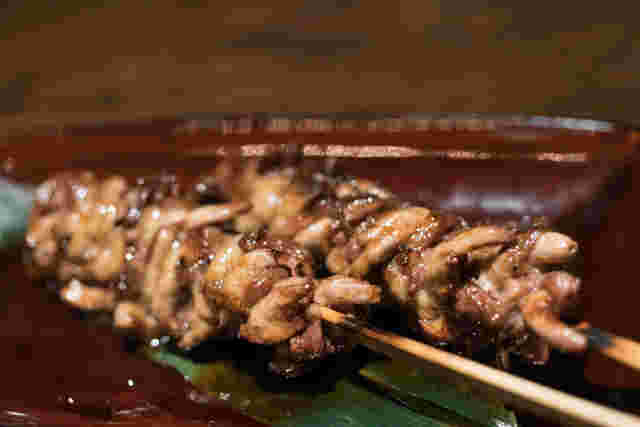 ハツモトの串焼き