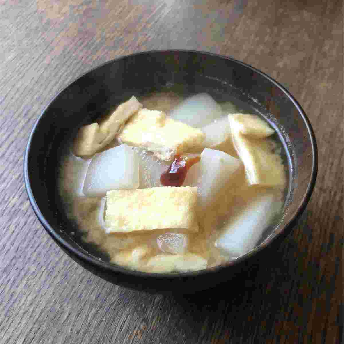 油揚げの味噌汁