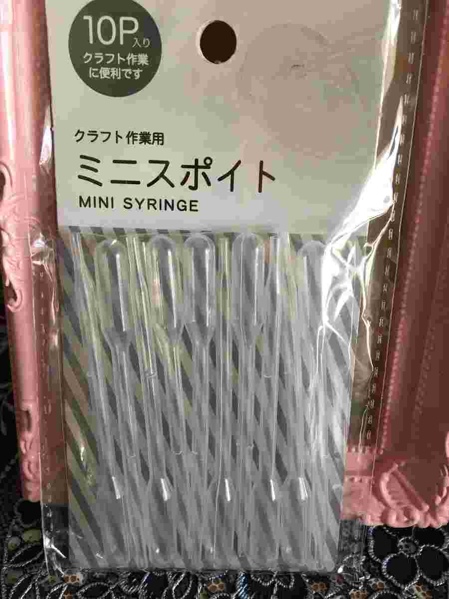 セリアのクラフト作業用ミニスポイト