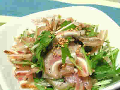 ミミガーの胡麻塩和え