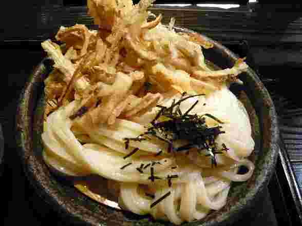 土ごぼう天ざるうどん
