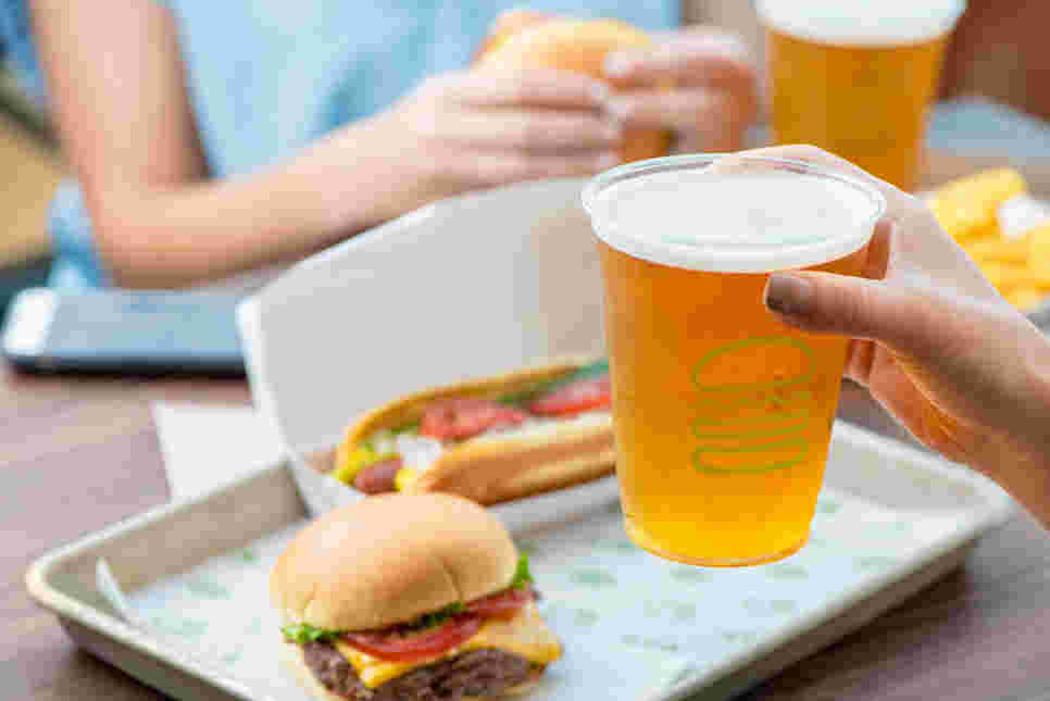 シェイクシャックの生ビール