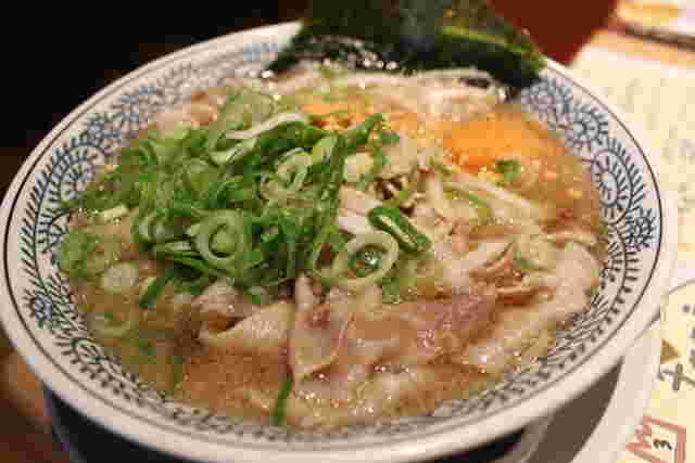 丸源ラーメンの肉そば