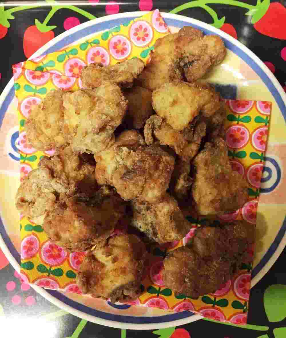 ブラックバスのから揚げ