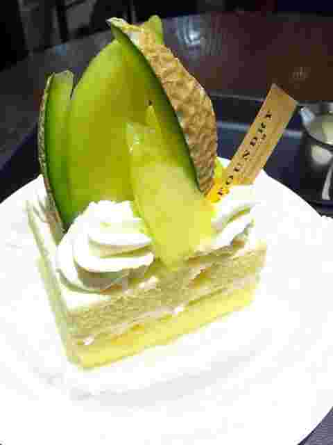 メロンのショートケーキ