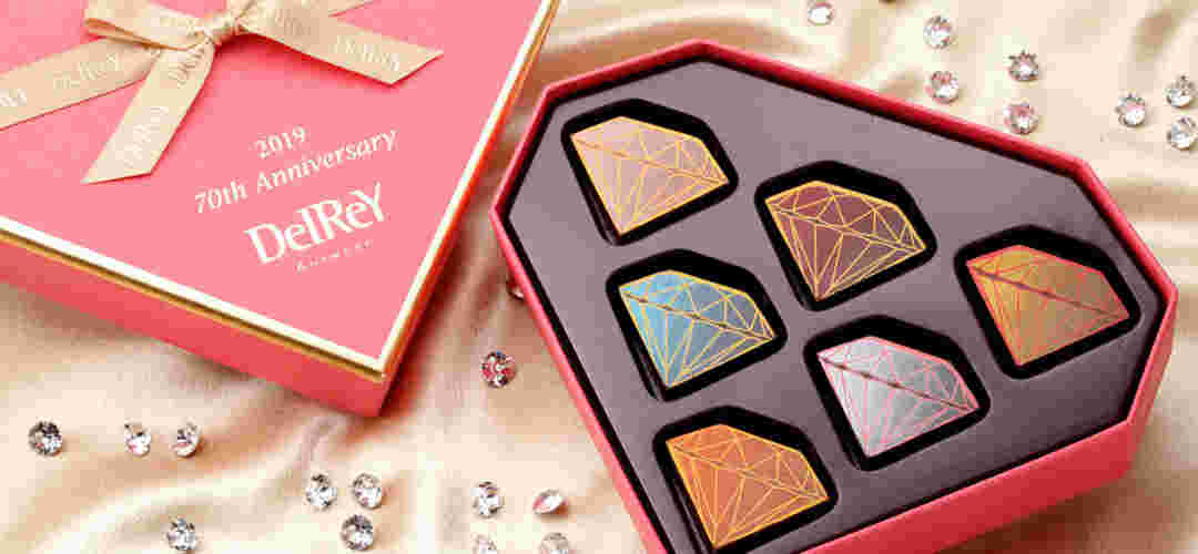 DELREYのダイヤ型チョコ