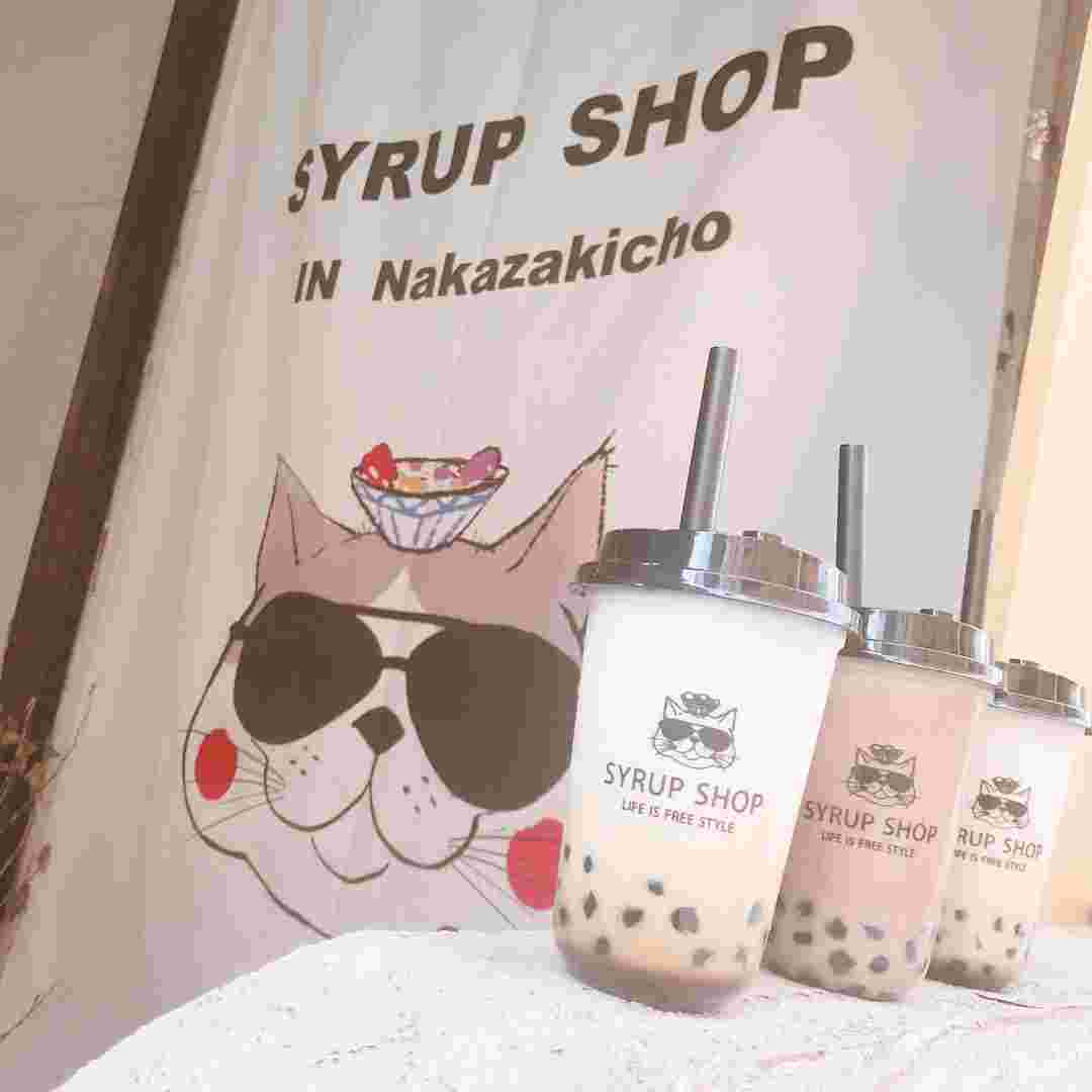 SYRUPSHOPのタピオカドリンク