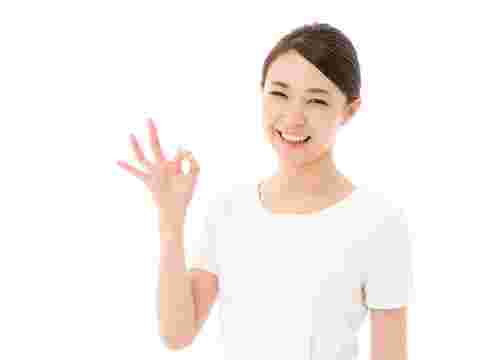 お腹がすっきりした女性